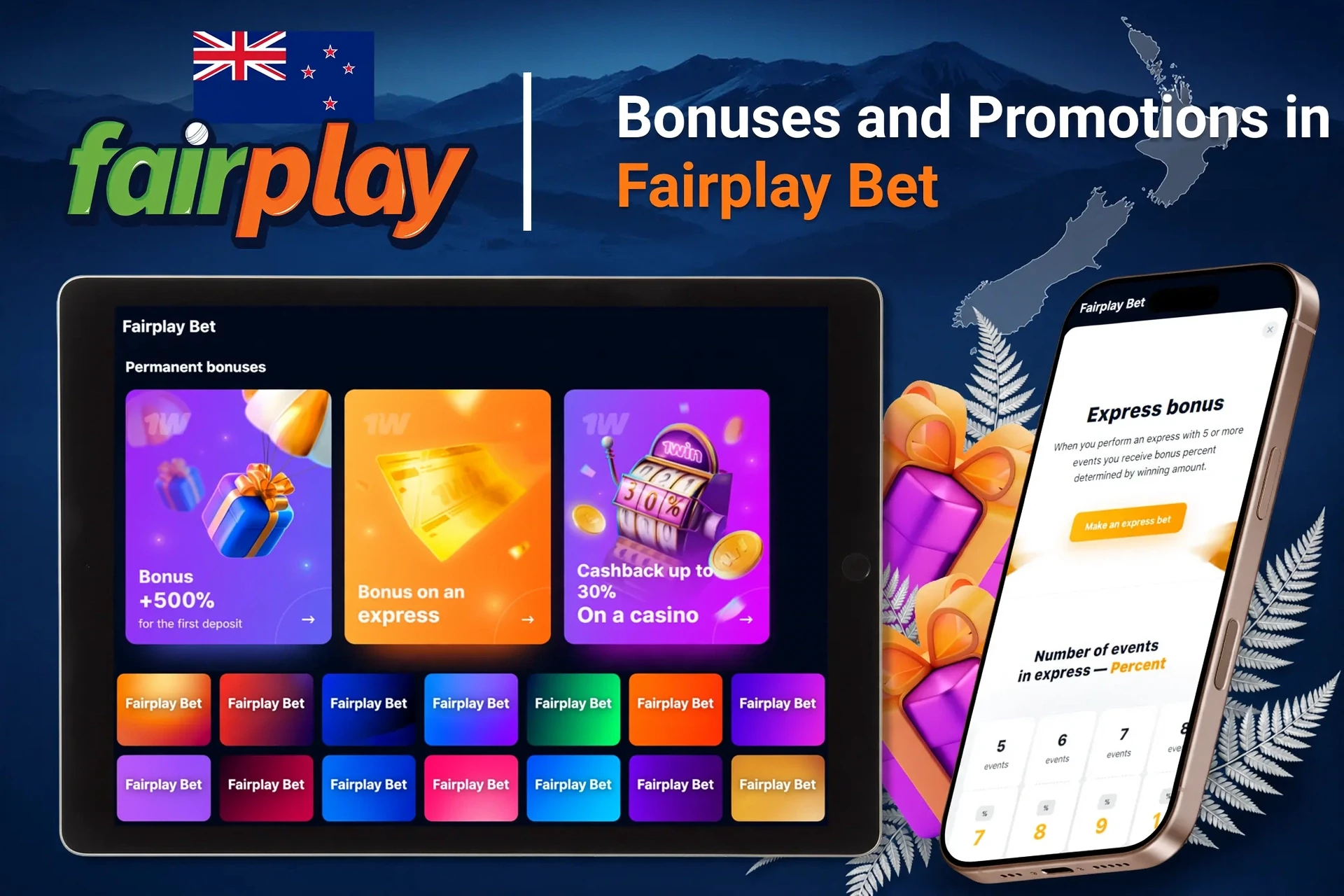 Registration process on the Fairplay Bet mobile app with social login options